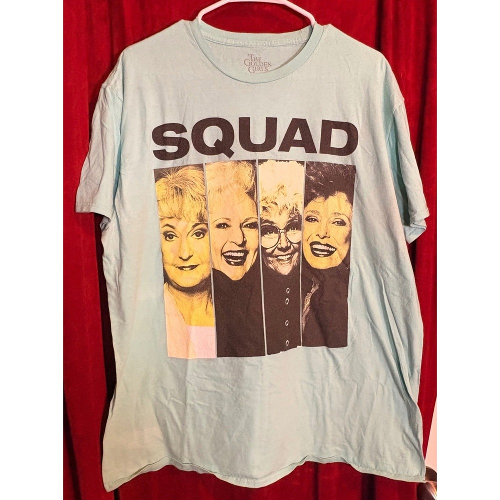 The Golden Girls Graphic T-Shirt Womens XL Blue Good Squad Portrait 80s TV Show